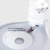 Elevated Dog & Cat Bowls with Automatic Waterer (Grey)