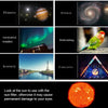 WR852-3 16x/66x70 High Definition High Times Astronomical Telescope with Tripod & Phone Fixing Clip & Moon Filter(White)