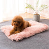 Plush Pet Bed, L, Light Grey - Warm Dog & Cat Pad