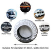 4pcs / Set Car Tire 420D Oxford Cloth Protective Cover, Diameter: 91-99cm, Width: 36cm