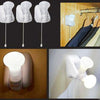 0.3W LED Mini Pull Cord Light Bulb Bedside Night Light(White)