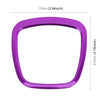 Car Auto Steering Wheel Decorative Ring Cover Trim Sticker Decoration for Audi(Purple)