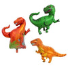 2 PCS Dinosaur Modeling Aluminum Foil Balloon Children Birthday Decoration Party Supplies Toy, Size:Large, Style:Blue Long-necked Dragon