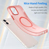 For iPhone 11 MagSafe Frosted Translucent TPU + PC Full Coverage Phone Case(Red)