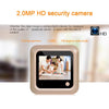 2.4" Smart Peephole Camera, 2MP, Motion Detection, Gold