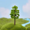 5pcs Micro Landscape Ornaments Simulated Christmas Trees Succulent Accessories Materials, Style: Fragrant Tree