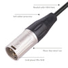 0.3m 6.35mm Female to XLR Male Microphone Audio Conversion Cable