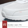 Men Sports Shoes Spring Couple Air Cushion Sneakers Casual Shoes, Size: 42(White Gray Yellow)