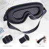 Three-Dimensional Breathable Hollow Sleep Shading Eye Mask, Specification: Champagne Color