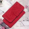 For Realme 13+ Global Butterfly Rose Embossed Leather Phone Case(Red)