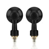 2 PCS PE-ZS101 Motorcycle Turn Signal Light (Black)