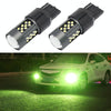 1 Pair 7440 12V 7W Continuous Car LED Fog Light(Lime Light)
