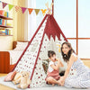 Indian Children Tent Cotton Cloth Indoor Play House Parent-Child Doll House(Wavy Pattern)