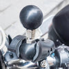 Industrial Instrument Bracket Locomotive Rubber Fixed Double Ball Adapter(25.4-25.4mm Ball Head)