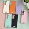 For Samsung Galaxy Z Fold Special Transparent Edge Litchi Texture Phone Case(White)