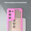 For Samsung Galaxy S23+ 5G Armor Glaze PC Hybrid TPU Phone Case(Pink)