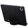 For Samsung Galaxy Tab A9 TPU Leather Back Tablet Case with Wristband(Black)