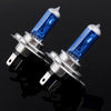 Halogen Bulb, Super White Car Headlight Bulb, 12 V / 55W, 6000K 1700 LM (Pair)