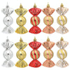 5PCS/Box Christmas Decoration Electroplating Candy Props Gift Box Props(Gold)