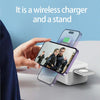 H31 15W 3 in 1 Magnetic Multifunctional Wireless Charger (White)