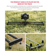 YELANGU L60E 60cm Slide Rail Track + L4 3-Wheel Video Dolly with Phone Clamp & Ballhead