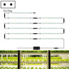 LED Plant Lamp Household Full Spectral Filling Hard Lamp Strip, Style: 30cm 11 Head(Sun Light EU Plug)