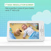 SM70 7" 720P Video Baby Monitor with 2-Way Audio & Temperature Alert (US Plug)