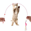 Interactive Cat Stick with Fish & Bell Toy