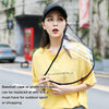 Anti-Saliva Splash Anti-Spitting Anti-Fog Anti-Oil Protective Baseball Cap Mask Removable Face Shield(Black)