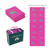 YM15C Portable Travel Thick Fold Yoga Pad Student Nnap Mat, Thickness: 8mm (Rose Red Print)