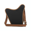 AUGUR 2136 Men Multi-function Retro Canvas Knight Bag Shoulder Messenger Crossby Bag (Black)