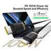 Baseus Dura Series USB-C / Type-C to USB-C / Type-C 100W Fast Charging Cable, Length:1m(Gold Black)