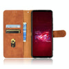 For Asus ROG Phone 6 Skin Feel Magnetic Flip Leather Phone Case(Brown)