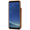 For Galaxy S8 Plus Zipper Shockproof Protective Case with Card Slots & Bracket & Photo Holder & Wallet Function(Brown)