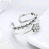 Zircon Open Ladies Ring S925 Sterling Silver Ring