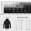 9 Zone Double Control Black USB Winter Electric Heated Jacket Warm Thermal Jacket, Size: XXL