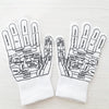 English Hand Massage Gloves Acupuncture Point Palm Reflex Zone Meridian Physical Therapy Gloves, Size: Average