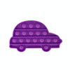 5 PCS Child Mental Arithmetic Desktop Educational Toys Silicone Pressing Board Game, Style: Car (Purple)