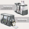 FUNADD Breathable Pet Carrier Bag, Grey - Portable & Durable