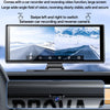 Yesido KM19 10.26 inch Center Console CarPlay Portable Car Video Navigation with Driving Recorder(Black)