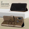 For Alcatel 1L 2021 Embossed Butterfly Leather Phone Case(Grey)