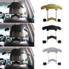 Car Faux Leather Retractable Coat Hanger (Beige)