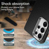 For Samsung Galaxy S25 Ultra 5G Carbon Fiber Series IMD Phone Case(Black)