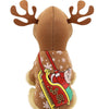 Dog Santa Costume, Sled Brown Antler, S, Warm Winter Outfit