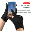 Outdoor Sports Velvet Anti-Slip Glove, Size: L(Black)