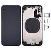 iPhone X Back Cover Black - SIM Tray & Side Keys