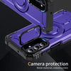 For Samsung Galaxy A15 Lens Holder MagSafe Phone Case(Purple)