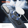 For Samsung Galaxy A05s Shield Frame Holder MagSafe Phone Case(Blue)
