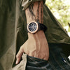 BAOGELA 1901 Honeycomb Hollow Luminous Dial Silicone Strap Quartz Watch For Men(Black)