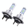 2 PCS H7 72W 1000LM 6000-6500K Super Bright White Light Car Fog LED Bulbs, DC 12-24V (Ice Blue Light)